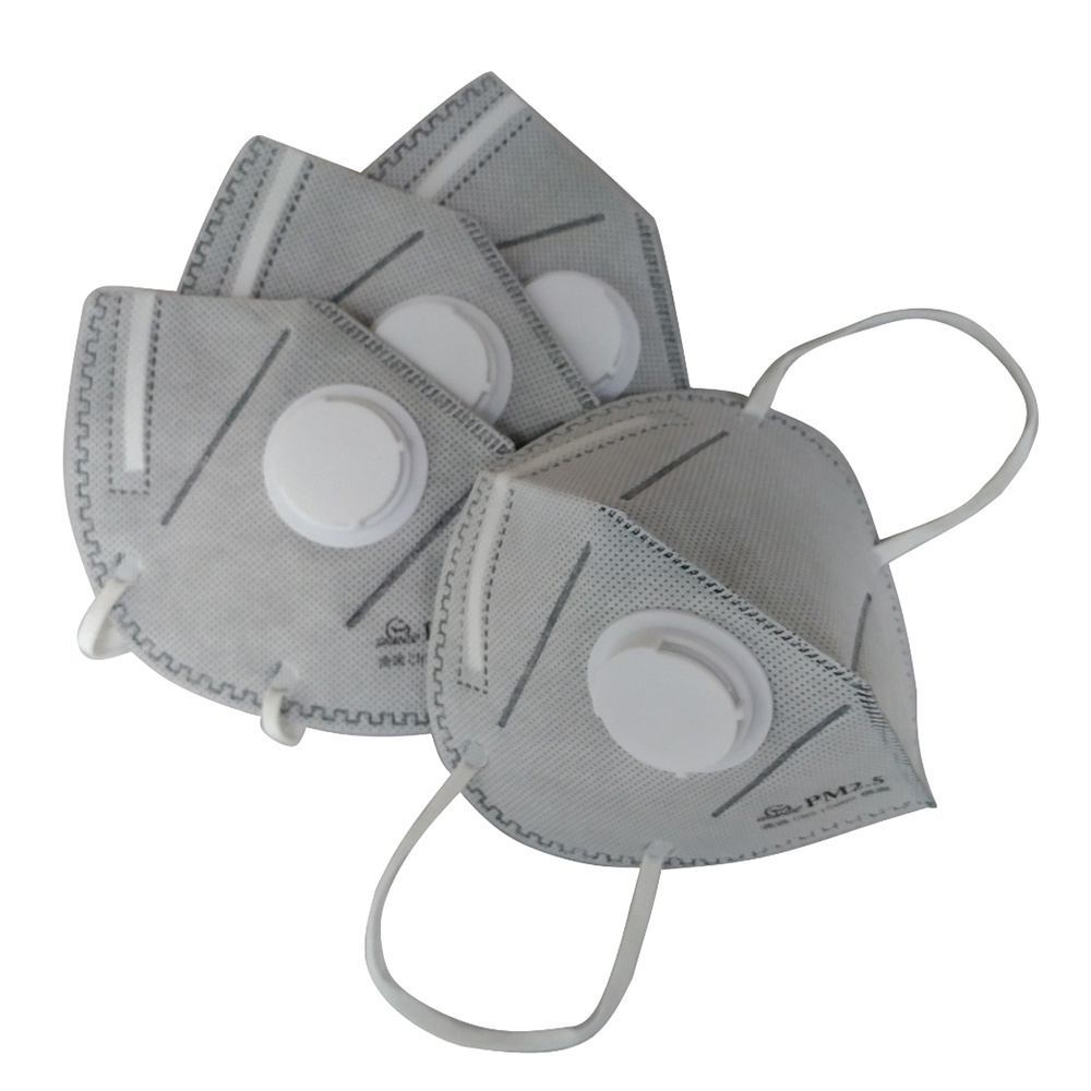 【格安德GRANDE】3D立體防霾活性碳氣閥口罩 PM2.5 10入/盒｜CFD4V耳掛式口罩｜防塵口罩｜工業口罩
