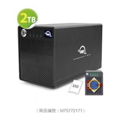 OWC 2TB、 4TB SSD SoftRAID5 ThunderBay4 mini高速Thunderbolt3四槽