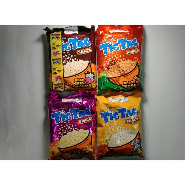 (TIC TAC) 🔥Tic tac snack 脆酥球 印尼零食 90g 🇲🇨