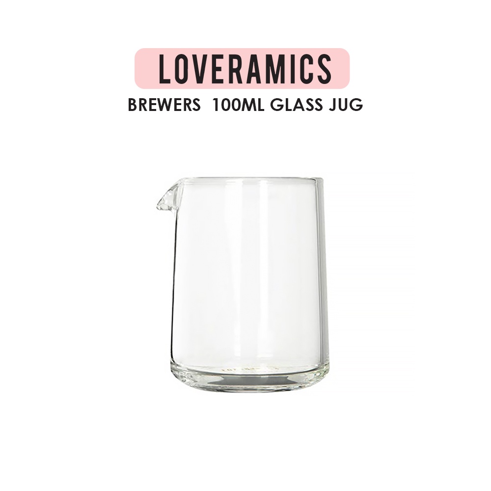 【LOVERAMICS 愛陶樂】 100ml濃縮咖啡玻璃杯 玻璃咖啡壺 濃縮單口杯 濃縮Shot杯 濃縮量杯 迷你玻璃杯