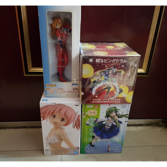 日版東風谷早苗eva明日香泳裝小圓美女公仔 蝦皮購物