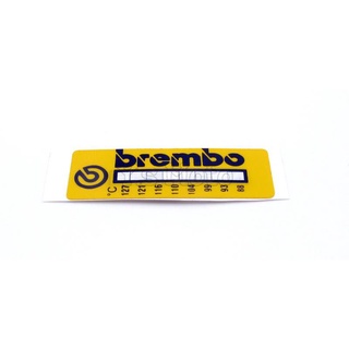 Y.S BREMBO 溫度貼紙/輻射卡鉗/對四卡鉗/1098/M4/484/RX/MS/M50 貼紙88-127度