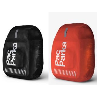 PacParka 只剩下黑色 背包遮雨包 背包防雨罩 單車包防雨罩