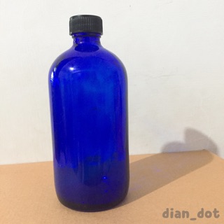 零極限 藍色玻璃瓶 500ml 塑膠蓋款(☑️)