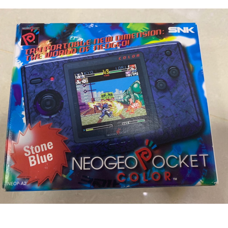 二手很新的 NEOGEO Pocket Color (SNK) 極具收藏價值掌上型遊戲機