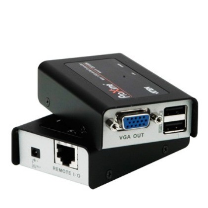 廣 ATEN CE100 USB VGA Cat 5迷你型KVM延長器