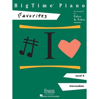 【599免運費】英文版 芬貝爾BigTime 4 喜愛的鋼琴【BigTime Favorites】HL.420224