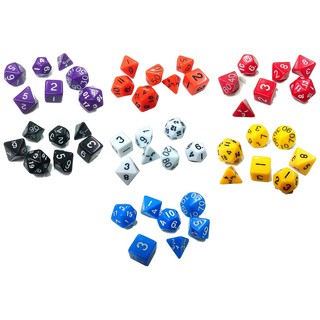 【桌遊週邊】7入 套骰 骰子 D&D TRPG 桌上遊戲周邊 大世界桌遊 正版益智桌上遊戲