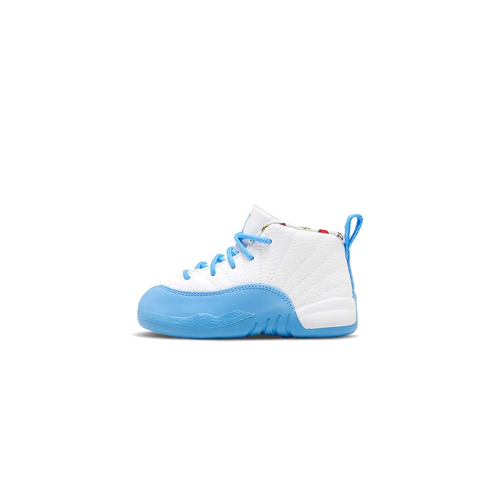 Nike Jordan 12 Retro TD 小童 白藍 AJ12 運動 休閒 籃球鞋 DQ4367-114