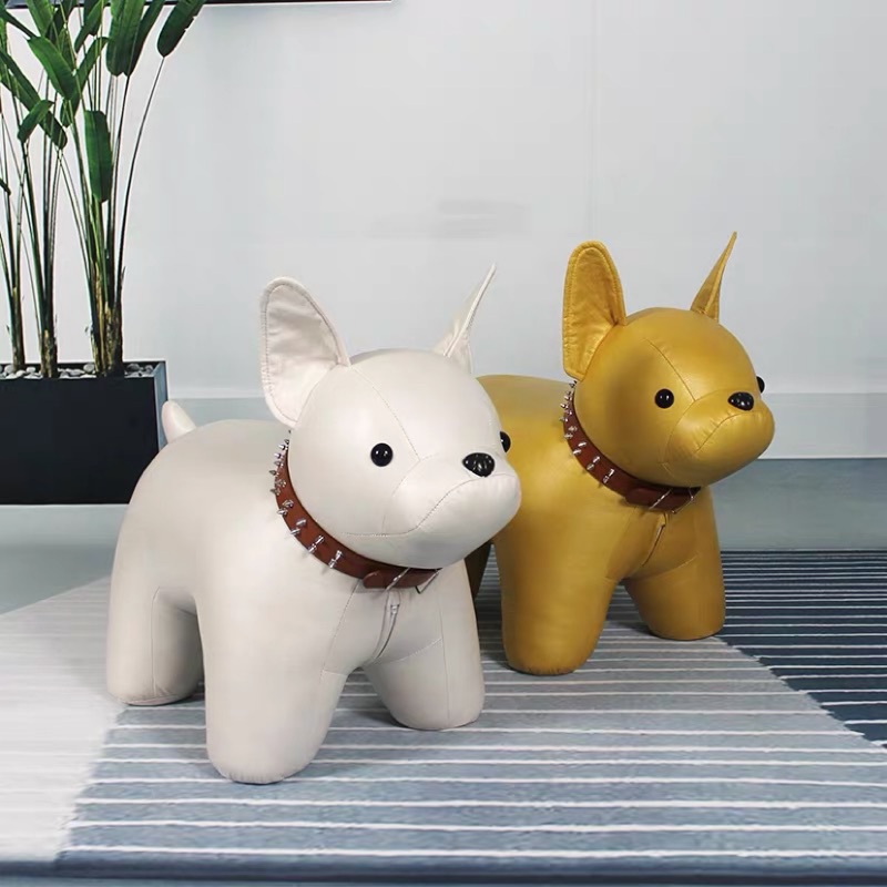 小椅子小板凳造型皮面狗狗鬥牛犬樣式好清洗好保養 蝦皮購物