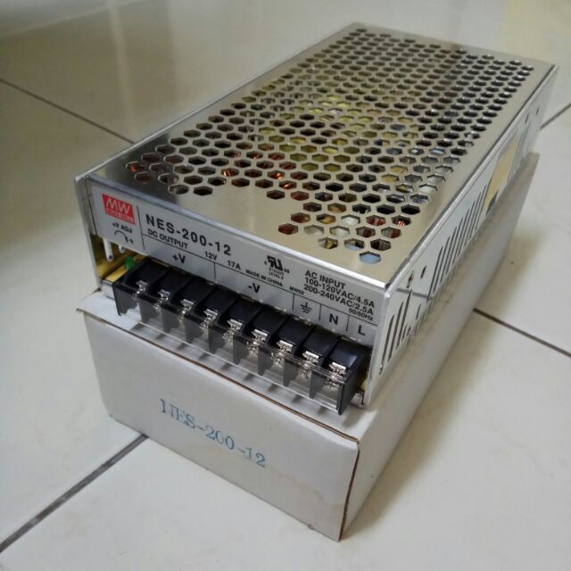 MEAN WELL 明緯 電源供應器 NES-200-12 17A 12V
