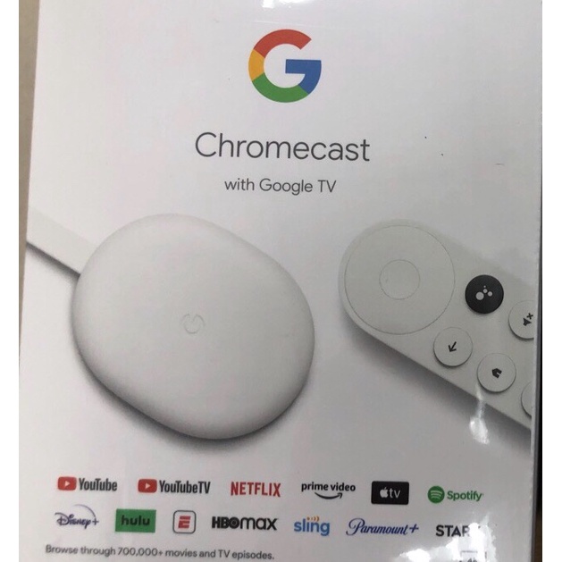 Chromecast with Google TV 白色 全新現貨