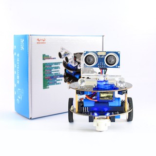 *米老鼠王國* 創客教育機器人/Crabot/cratch程式設計機器人套件 相容Arduino小車