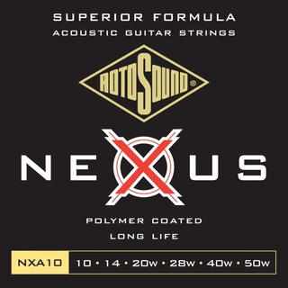 ☆時光音樂★ RotoSound NXA10 英國製 木吉他弦 Nexus 10-50