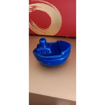 月的多寶閣~ 箱1 滿月的可愛家飾 藍色小遊艇 置物盒 煙灰缸