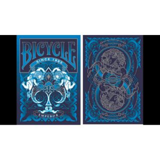 Image of Bicycle emperor blue playing card limited edition 撲克牌 帝王牌 藍