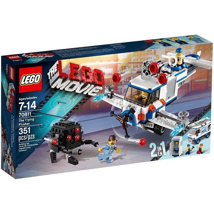 (記得小舖)美國正版 全新 樂高 LEGO 70811 玩電影系列 he Flying Flusher 飛天公廁