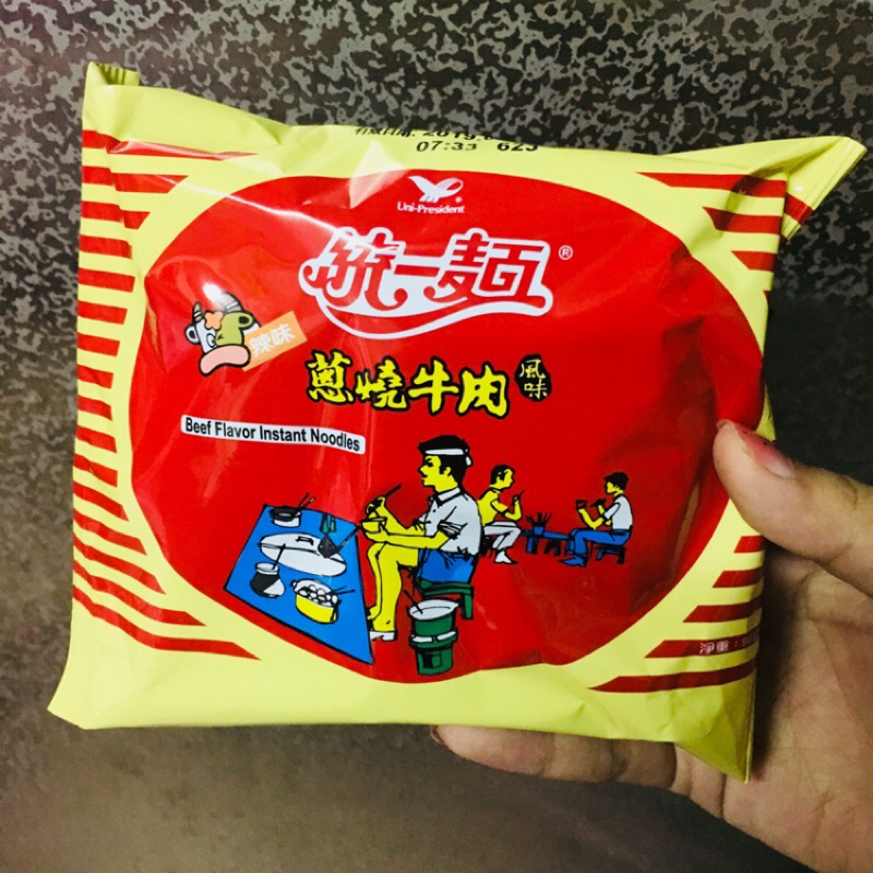 統一蔥燒牛肉麵辣味台灣泡麵 蝦皮購物