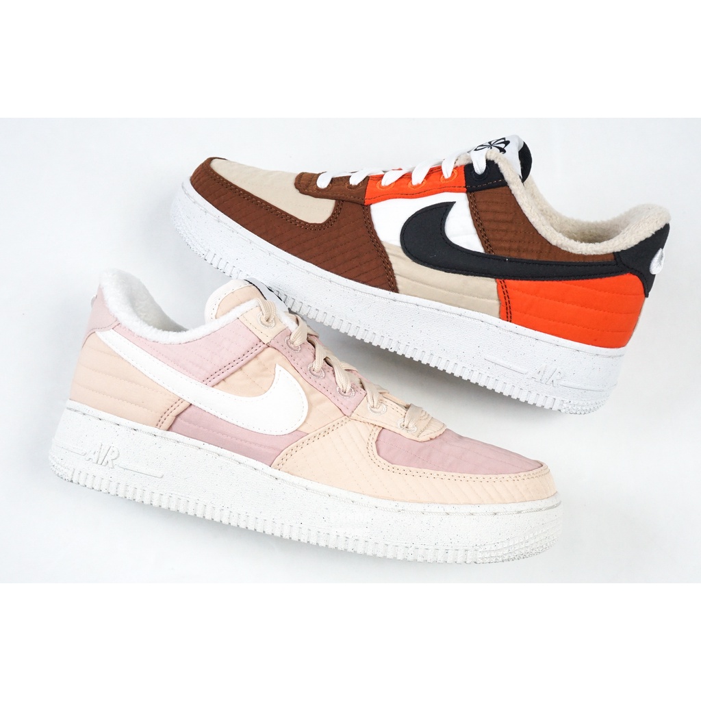 胖達）NIKE AIR FORCE 1 '07 LXX NN 絨毛 運動鞋 DH0775-200 棕色 201 粉紅 女