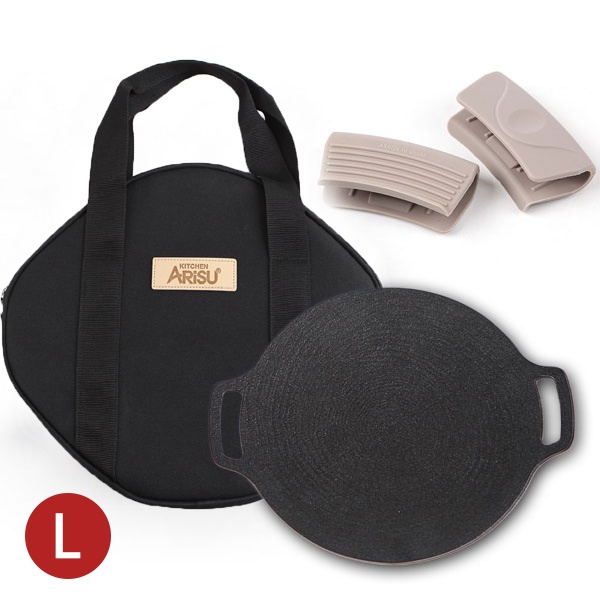 【韓國ARISU】不沾鍋羽量級煎烤盤(L) 露營 中秋 烤肉 家庭聚餐