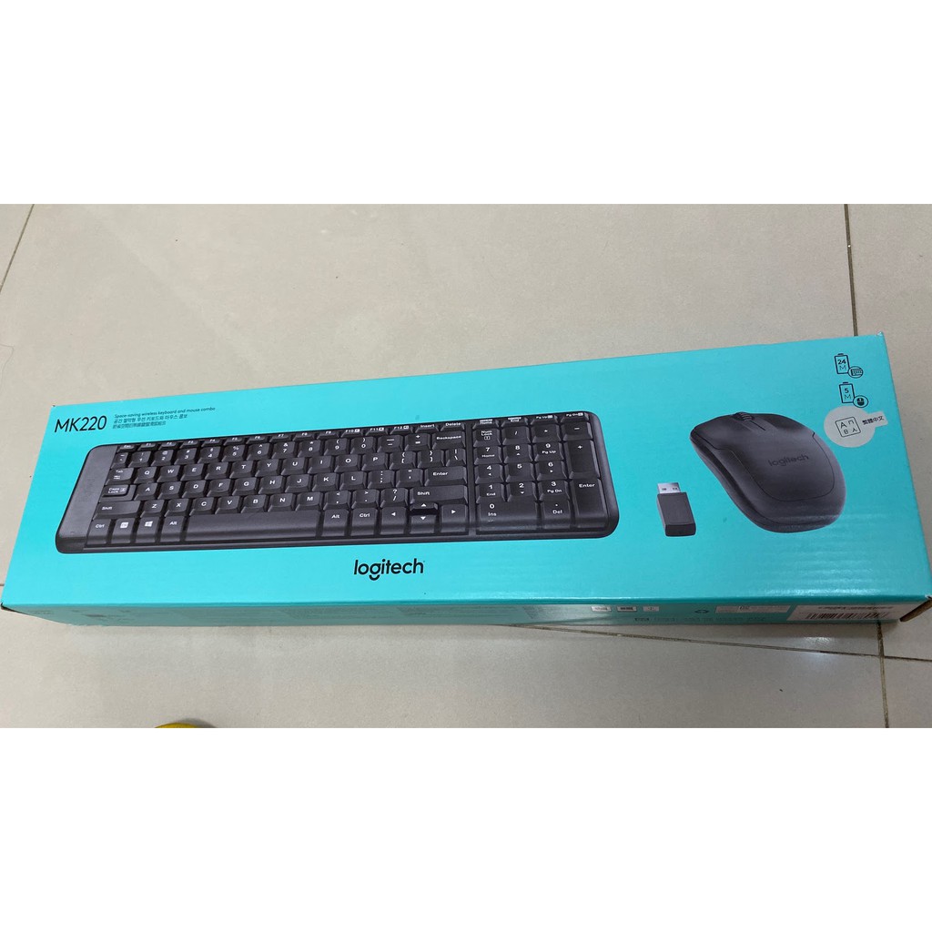 Logitech 羅技 MK220 無線鍵盤滑鼠組