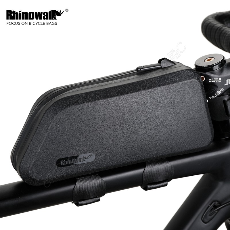 Rhinowalk-全新自行車3D軟硬殼全防水上管包：上坡抽車不卡腳 高頻焊接前梁包 腳踏車前樑袋 公路車上管袋 單車包