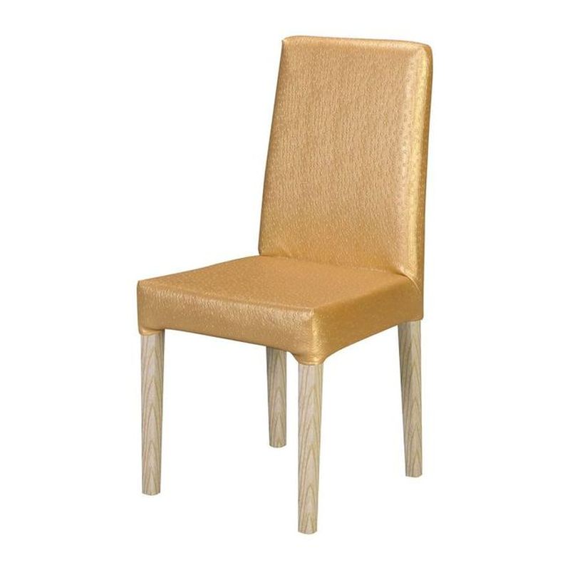 【PA1953-05】丹寧高背餐椅(白橡鐵腳/仿金鴕鳥皮)(桃園以南請詢運費)