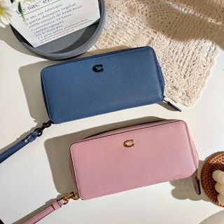 現貨在臺 COACH 專櫃款 C字荔枝皮 長夾 美國outlet 免運 開發票 美國代購 現貨2天內出貨 coach
