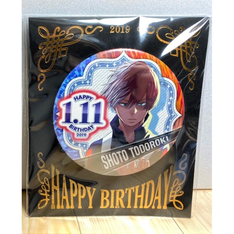 現貨 我英我的英雄學院轟轟焦凍誕生日生日徽章19 75mm 原畫jumpshop 絕版 蝦皮購物