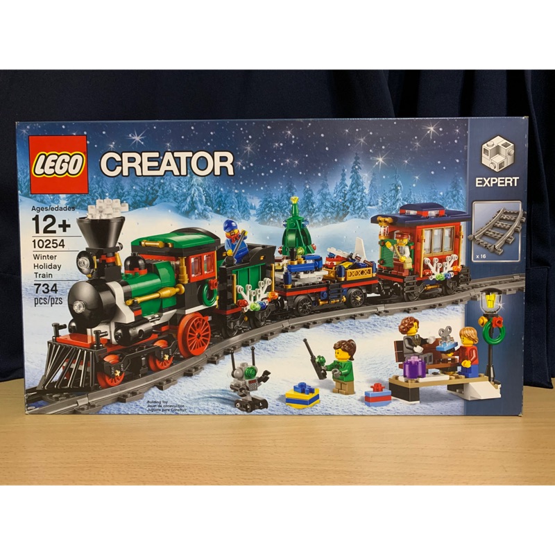 LEGO樂高 CREATOR 10254 冬季假期火車（聖誕節禮物）全新未拆 盒況普通