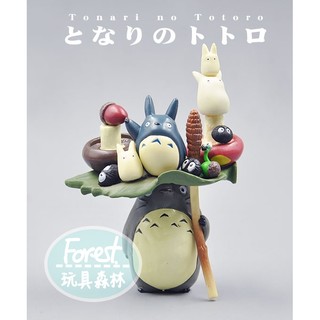 【Forest】現貨 宮崎駿龍貓疊疊樂公仔_模型 禮物 公仔 玩具 平衡 神隱少女 無臉男 存錢筒