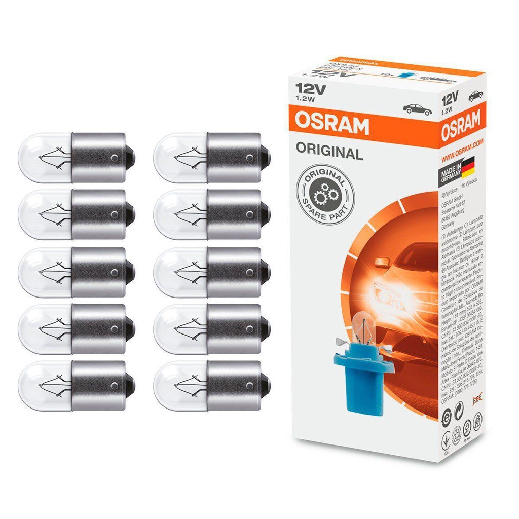 德國 歐司朗 OSRAM 單心燈泡 5637 24V 10W 牌照燈泡 單芯燈泡 小燈泡