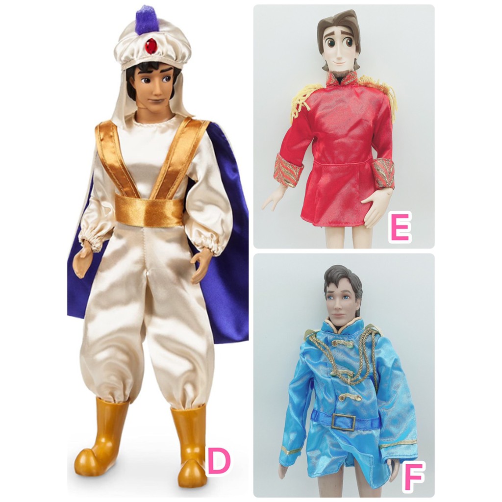 正版 迪士尼 珍藏版 阿拉丁 王子 服裝 王子裝 官配 肯尼 男芭比 娃娃