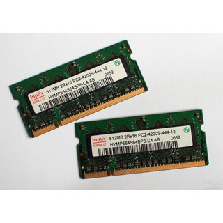 【DreamShop】原廠 Hynix 海力士 筆記型 512MB DDR2 PC2-4200S 533MHz 雙面顆粒