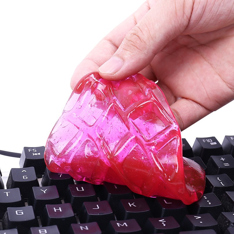 現貨 鍵盤清潔泥 萬用清潔鍵盤清潔清潔泥鍵盤清潔刷透明史萊姆去塵膠鍵盤清潔膠去塵器 蝦皮購物