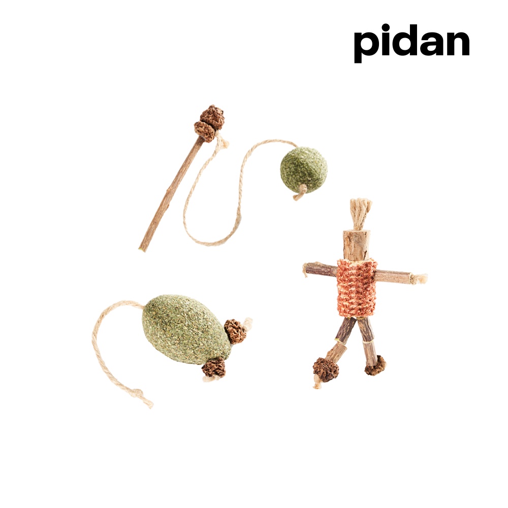 pidan 木天蓼玩具 造型 烤肉串造型 木天寥棒 貓咪玩具 木天寥 多款 烤肉串 木馬 坦克 奶糖三顆裝 小火車