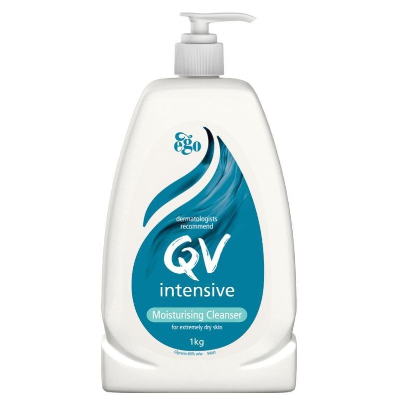 【澳洲EGO】意高QV  Intensive重度 深層 滋養 潔膚乳沐浴乳Cleanser 500g 1kg超新鮮現貨