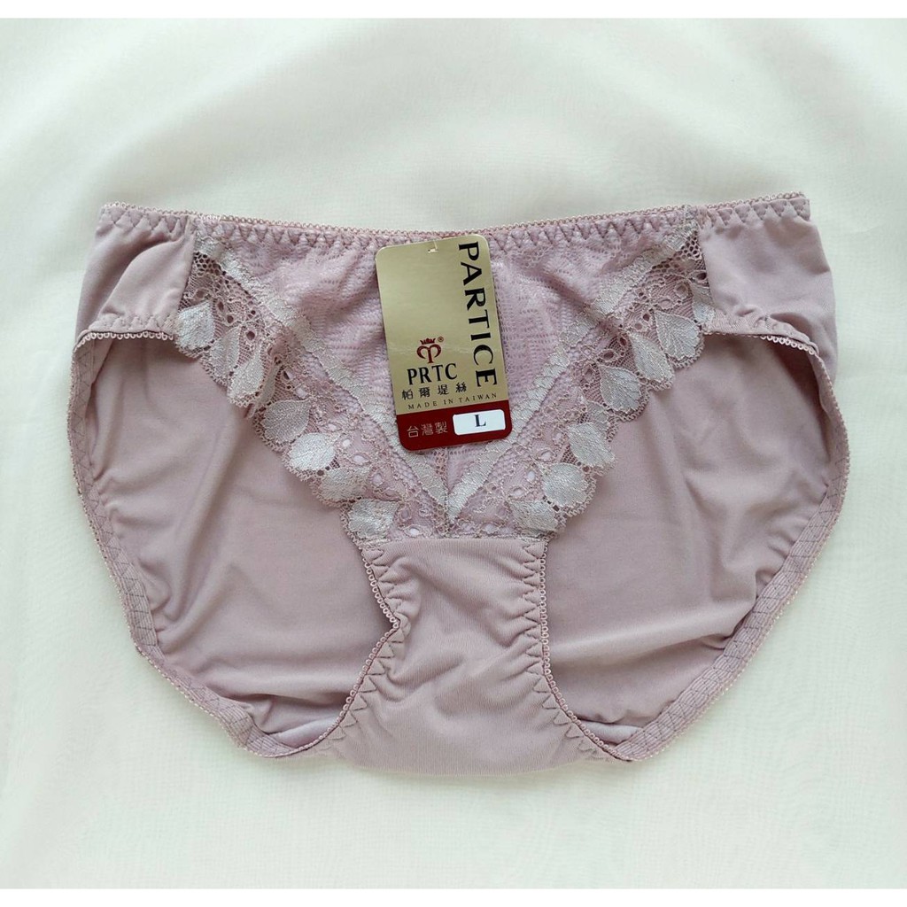 ♡布の雜貨♡ 蕾絲內褲 吸濕排汗 涼感 舒適 台灣製 女性三角褲 女性內褲 帕爾堤絲 1861配褲