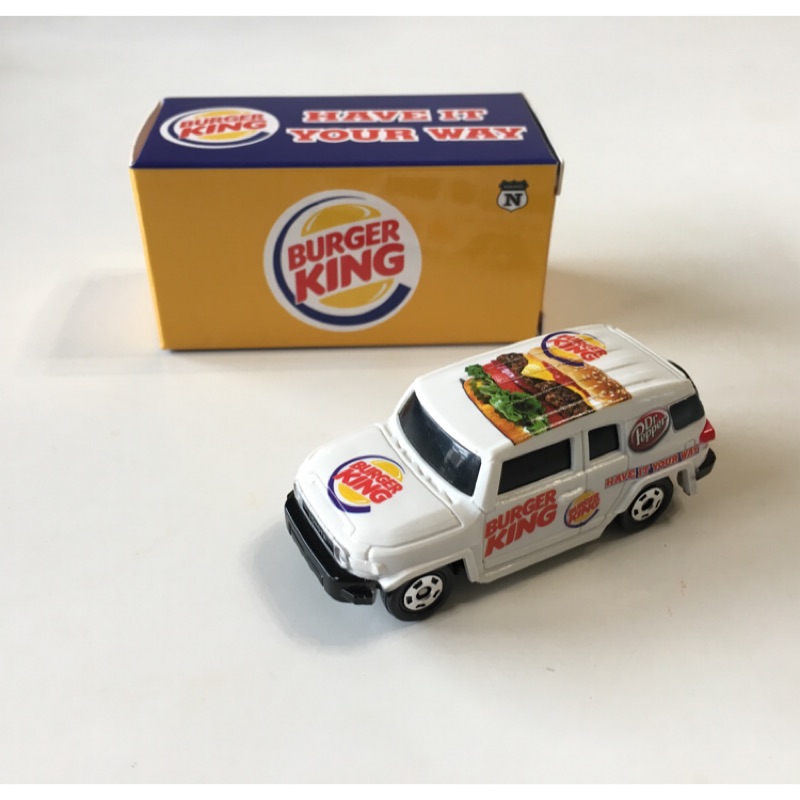 TOMICA TOMY 多美 二改水貼車 TOYOTA FJ 漢堡王 BURGER KING