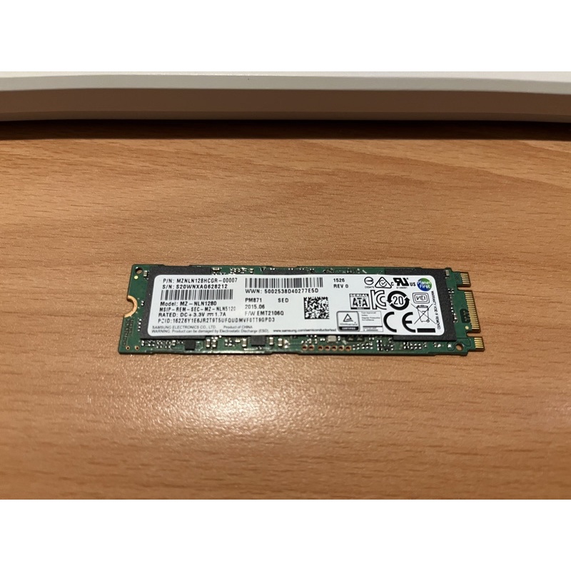 三星 PM871 128G M.2 SATA SSD