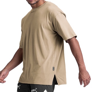 男生運動寬鬆T恤 素色休閒舒適短袖上衣 大呎寸M-3XL 現貨