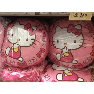 正版 18吋 大款 HELLO kitty 凱蒂貓 抱枕 靠枕 大款 圓型抱枕 娃娃 布偶