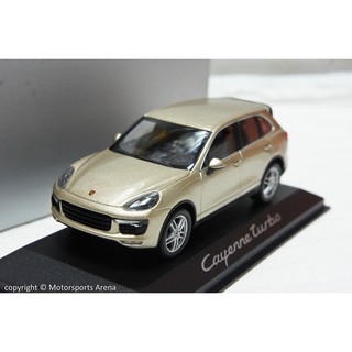 【超值特價】保時捷原廠 1:43 Minichamps Porsche Cayenne Turbo 2014 金色