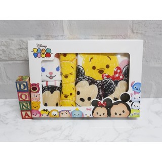 🌸Dona代購🌸現貨 日本正版 迪士尼 tsum 米奇米妮小熊維尼瑪莉貓疊疊樂 毛巾組(4入)盒裝 R11 2406