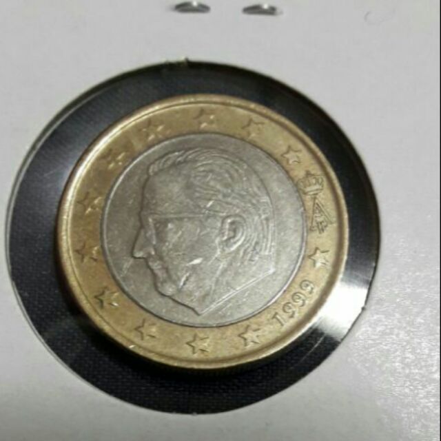 歐洲錢幣~1999年歐元1元（雙色幣）