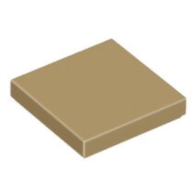《安納金小站》 樂高 LEGO 深沙色 2x2 平滑磚 平滑平板 平滑薄板 全新 零件 3068