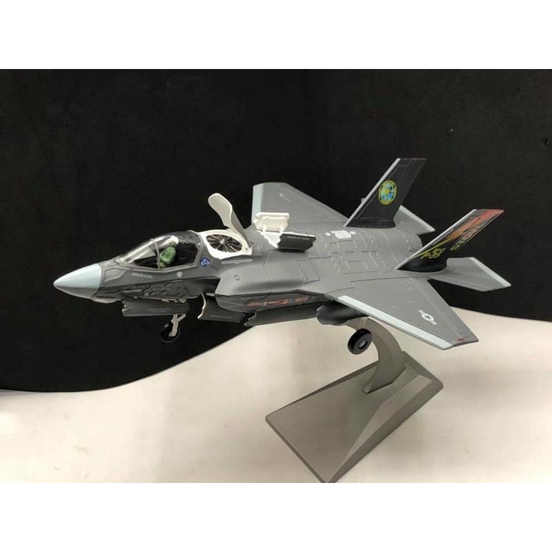 【模王 】美 F-35B F35B F35 機尾"愛閃電" 戰鬥機 比例 1/72 合金完成品 藍盒