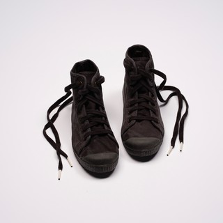 CIENTA 西班牙帆布鞋 U61777 01 黑色 黑底 洗舊布料 童鞋 高筒