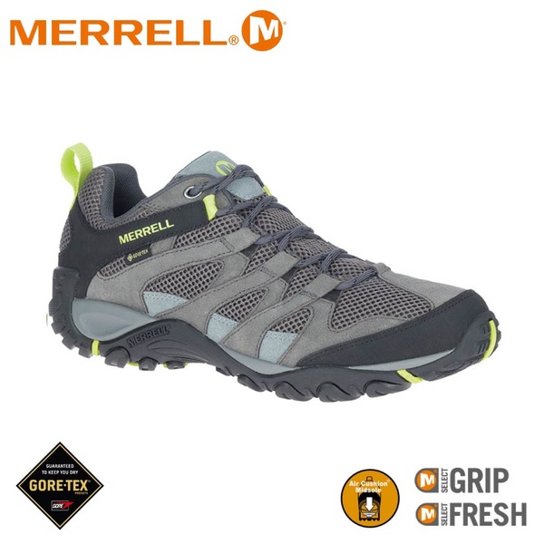 【MERRELL 美國 男 ALVERSTONE MID GORE-TEX登山鞋《深灰》】ML036215/登山鞋
