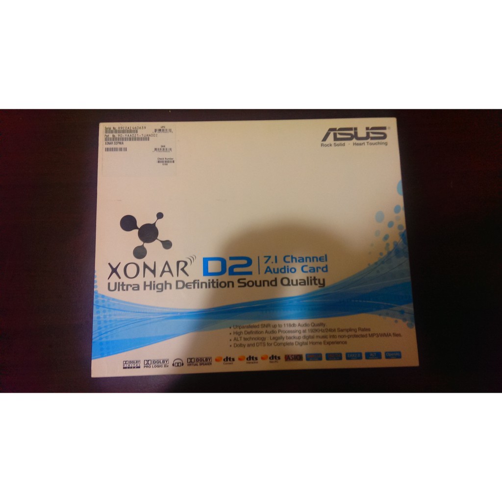 ASUS Xonar D2/PM PCI 音效卡